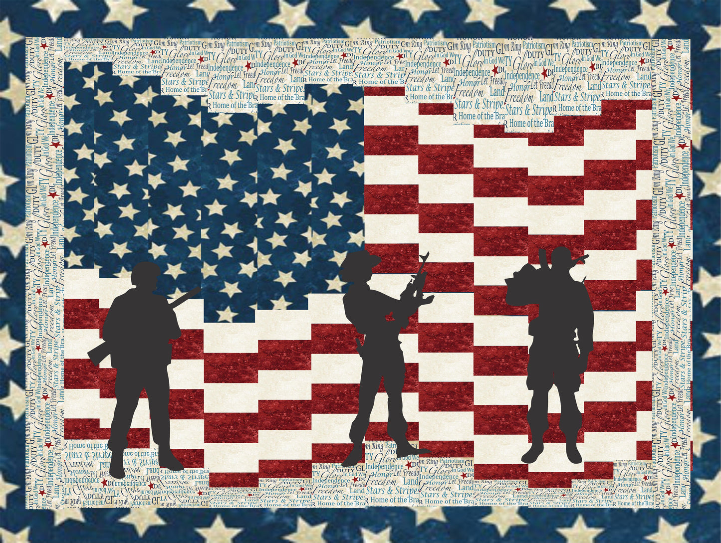 FLAG QUILT KIT