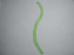 Flower Stem Laser Set of 2 (Size: 8"H, Color: Tonal - Pastel Green)