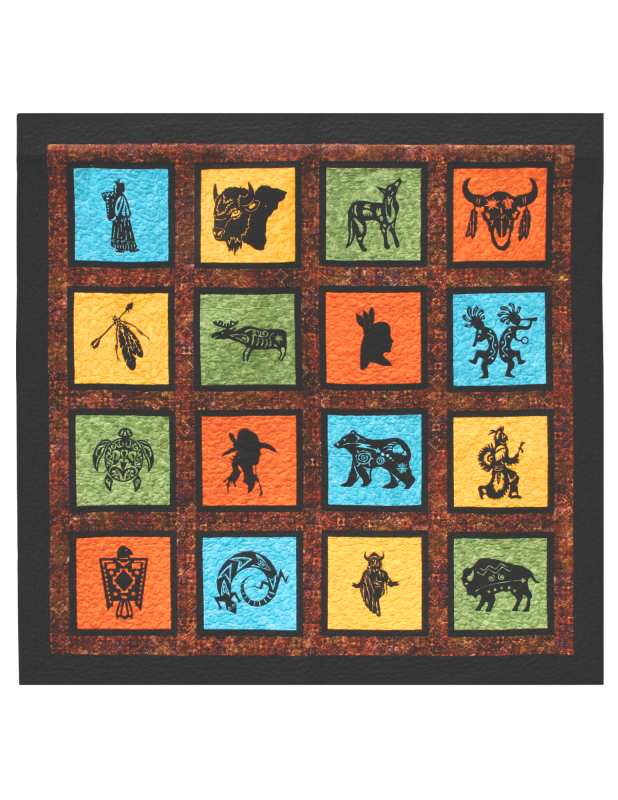 Display Quilt - Native American Symbols