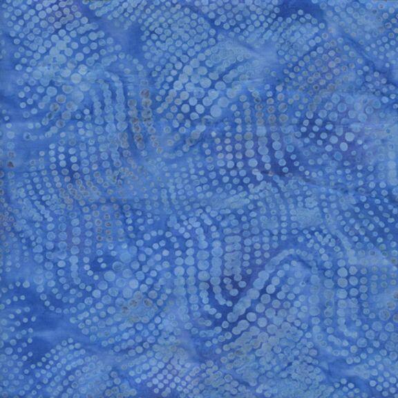 AOHSH - Blenders Wavy Dots Bluebird (Price: Yardage)