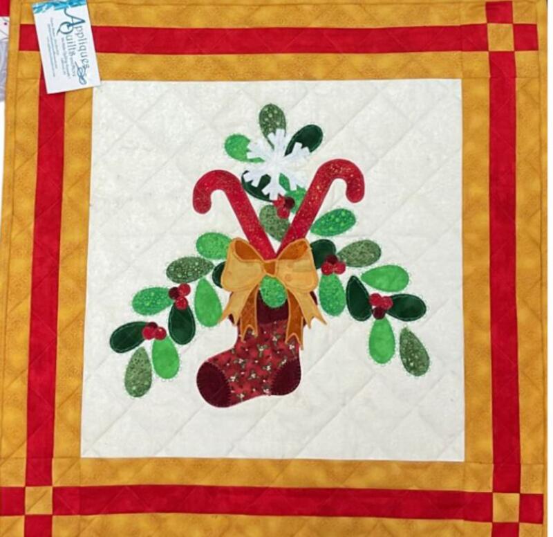 Display Quilt - Christmas Stocking