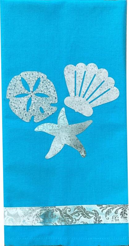 Towel Applique Kit - Sea Shells