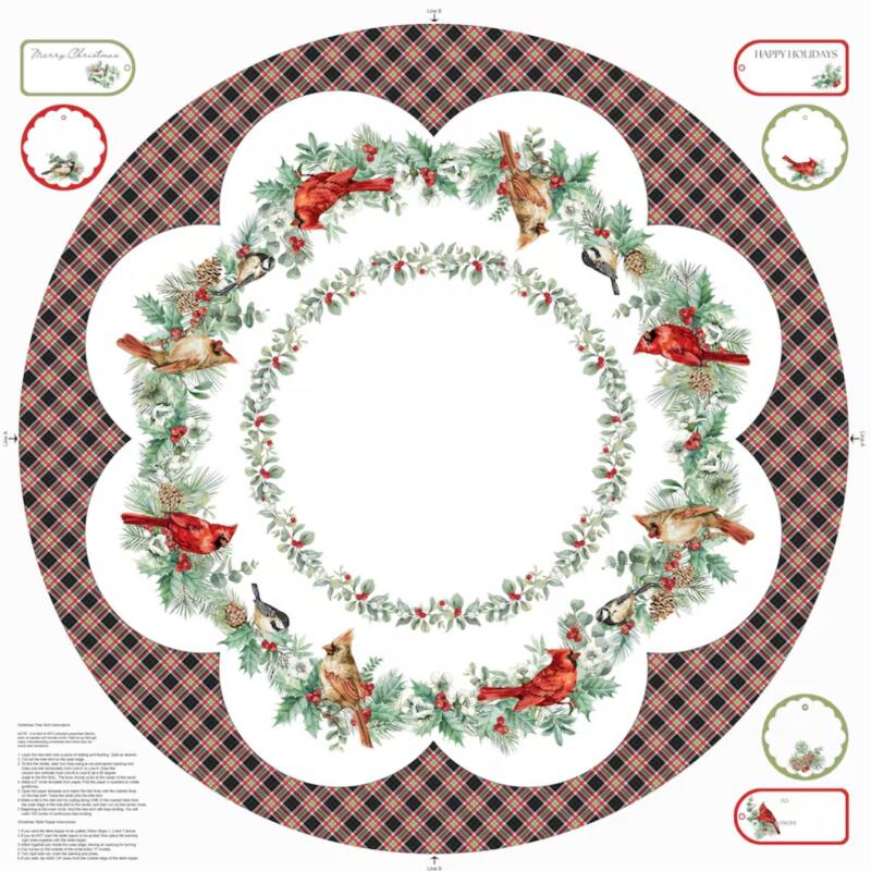 Home for Cchristmas - Tree Skirt