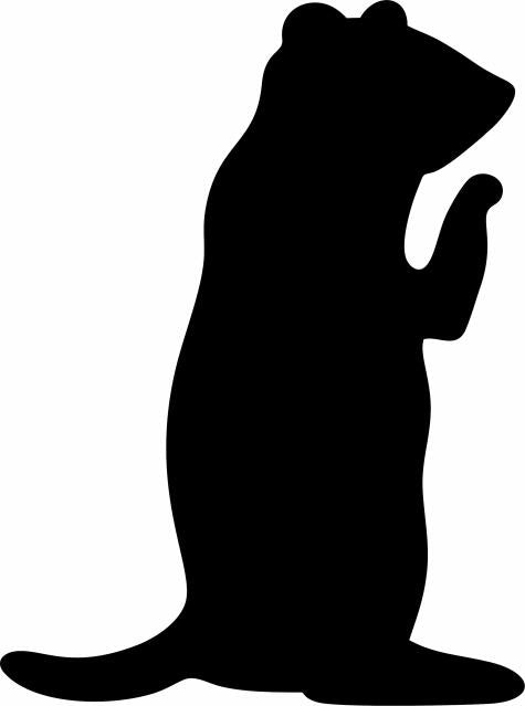 Prairie Dog (Price: 8"H, Color: Black, Direction: Facing right)
