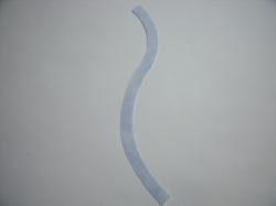 Flower Stem Laser Set of 2 (Size: 7"H, Color: Tonal - Pastel Blue)