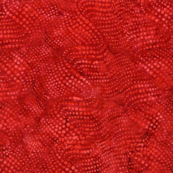 AOHSH - Blender Wavy Dots Cherry (Price: Yardage)