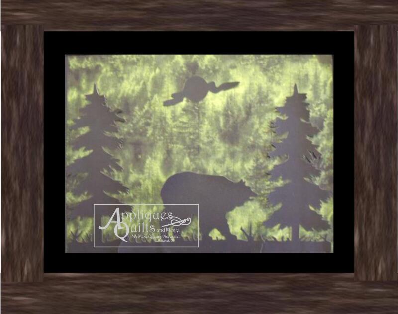 Display Quilt - Bear in Forest (Price: Price)