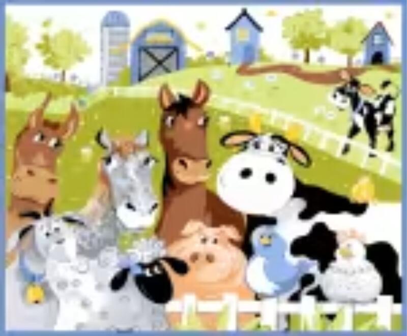 Barnyard Blues Play Mat