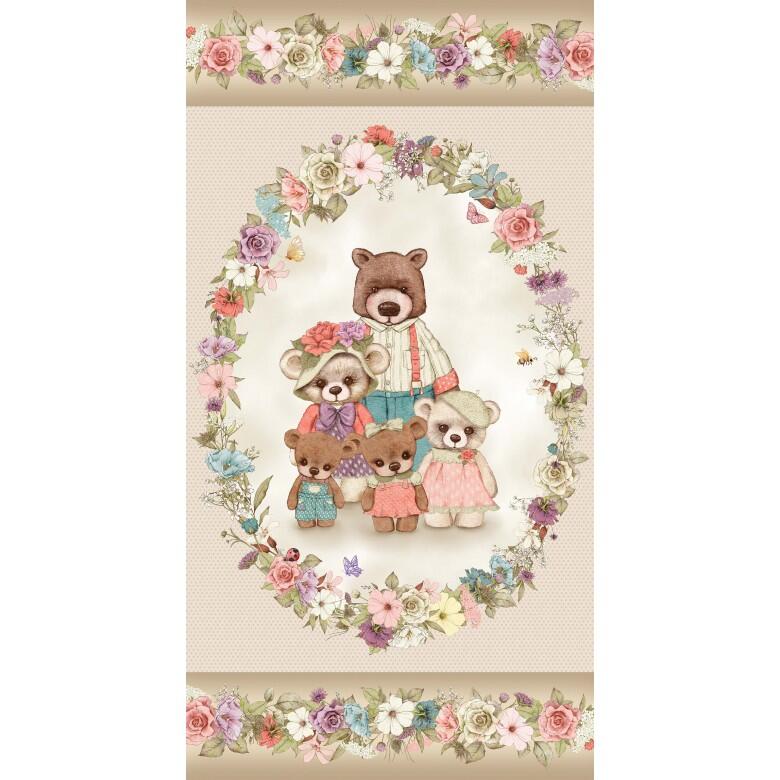 Bear Family Portrait Panel (Price: Panel)