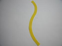Flower Stem Laser Set of 2 (Size: 8"H, Color: Yellow )