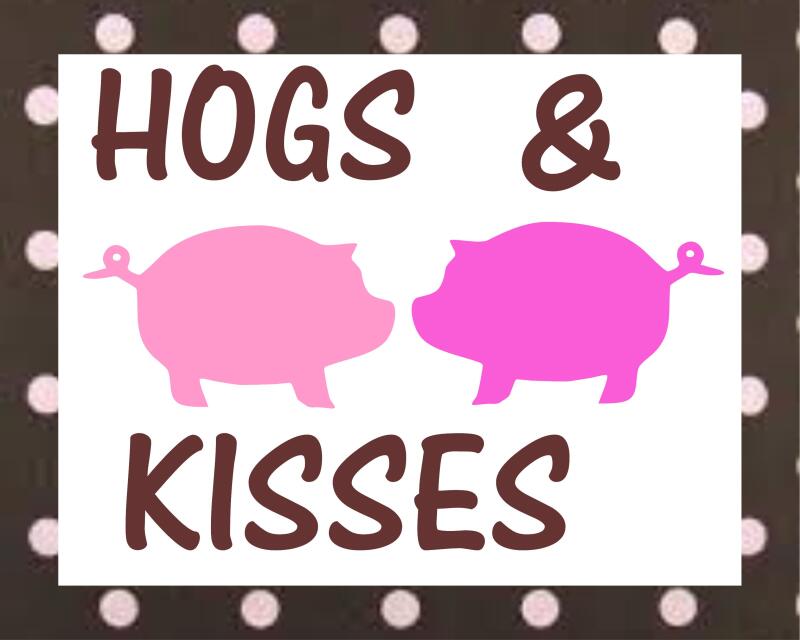 Kit - Hogs & Kisses Mug Rug (Price: Kit)