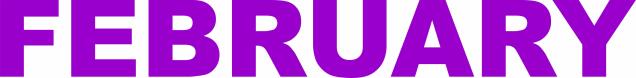 JANUARY (Price: 4"H with FUSIBLE, Color: Purple)