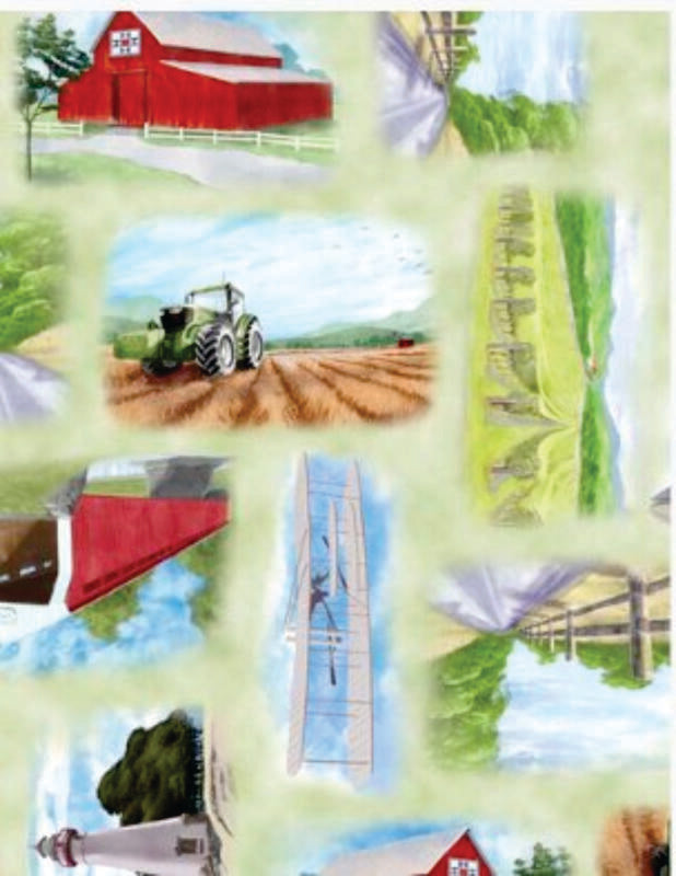 Fabric - All Ohio Shop Hop - Scenes (Price: Yard)