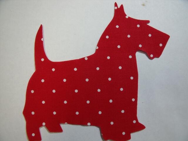 with FUSIBLE - 5"H Facing right