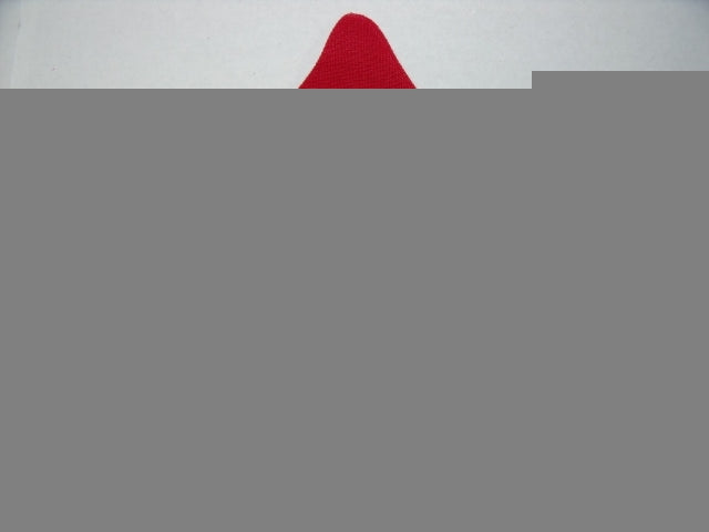 Christmas Tree Laser Cut Appliques (Size: with FUSIBLE - 4"H, Color: Red)
