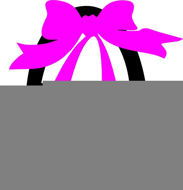 Flower Girl Basket with Bow Appliques (Color: Pink Bow, Size: with FUSIBLE - 10"H)