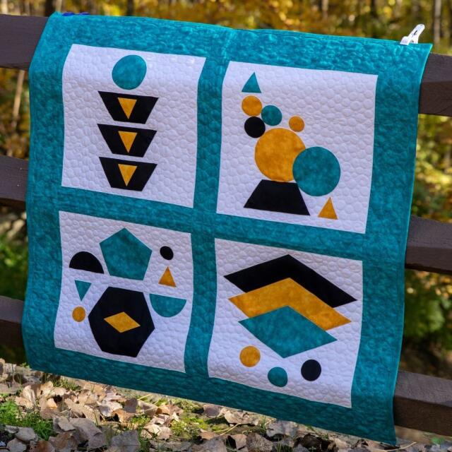 KIT - Geometric Harmony (Color: Teal, Price: Price)
