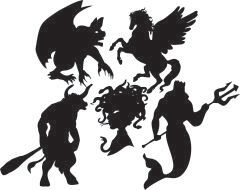 Mythological Creature Silhouettes