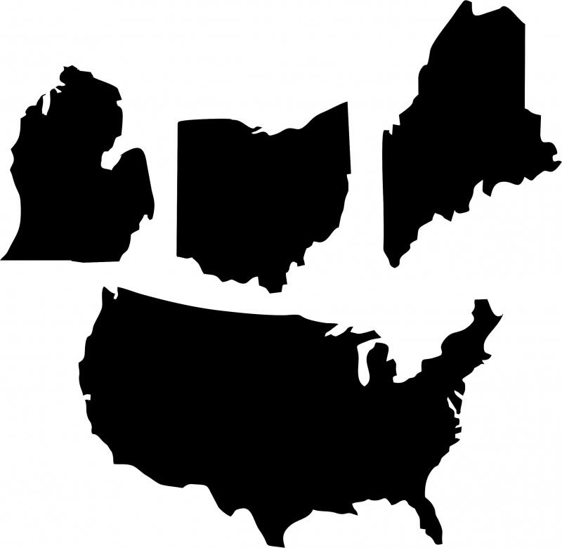 State Silhouettes