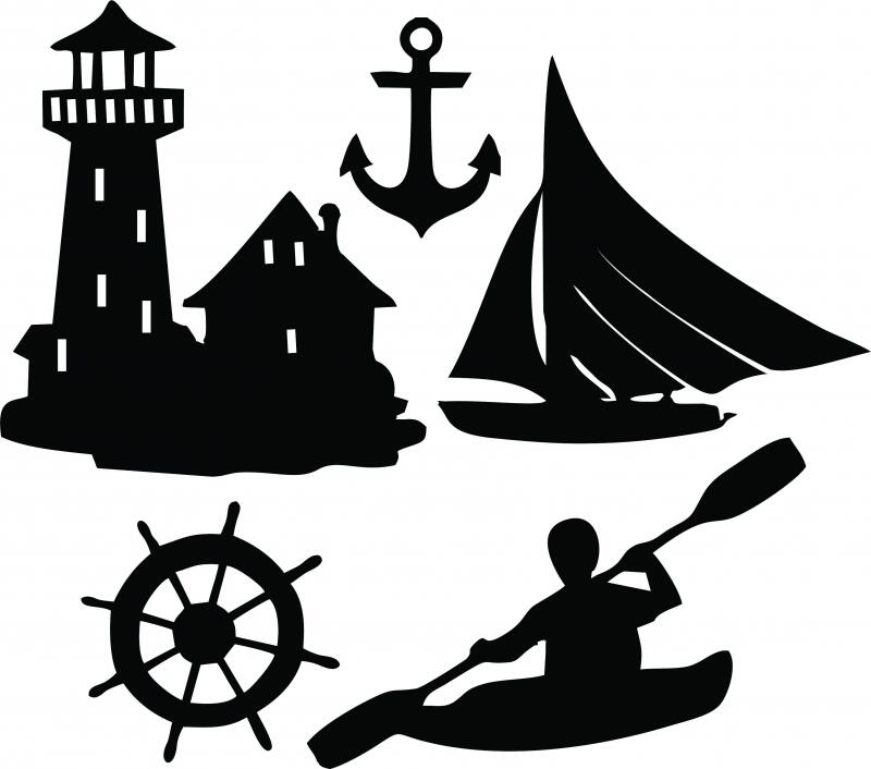 Aquatic Laser Cut Silhouettes