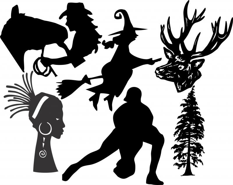 Silhouette Laser Cut Appliques