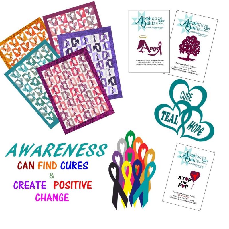 Awareness Ribbons & Quilt Kits