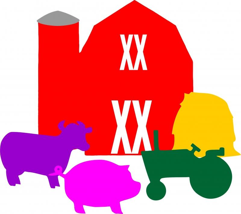 Farm Appliques Laser Cut