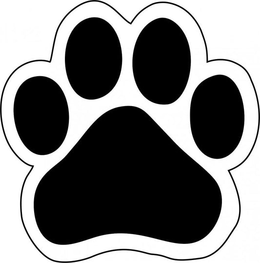 Dog Paws Laser Cut Appliques (Size: 4"W)