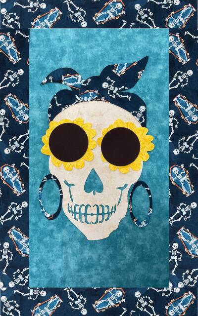 Halloween Series - Bonie  the Rib-eter  (Color: Teal with Skeletons, Price: KIT - )