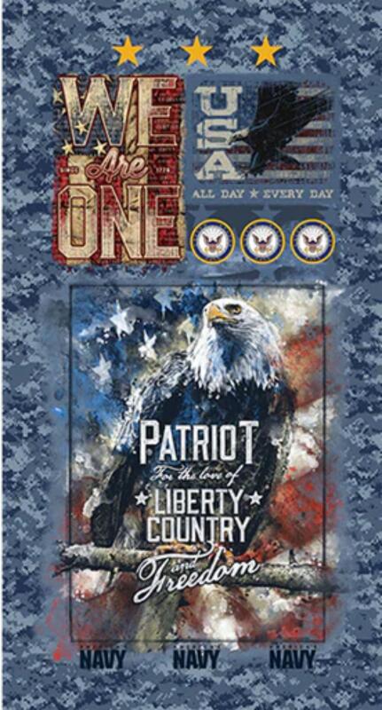 Patriot Panel - Navy (Price: Panel)
