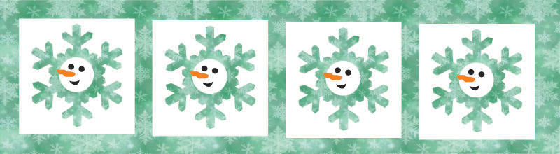Let It Snow - Green  (Price: Price)