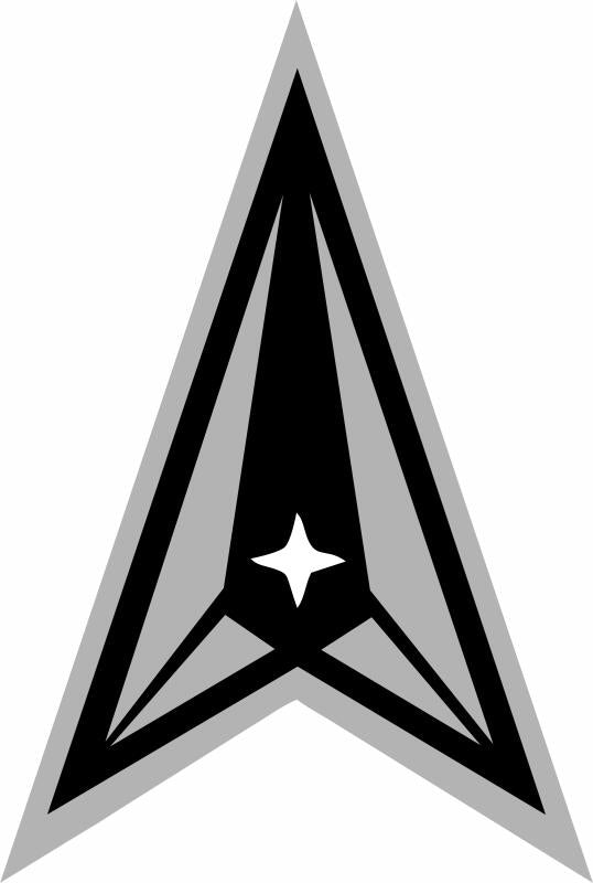 Space Force Symbol Laser Cut Silhouette (Price: 10"H)