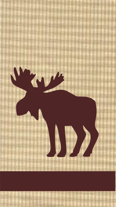 Towel Applique Kit - Moose (Price: Kit)