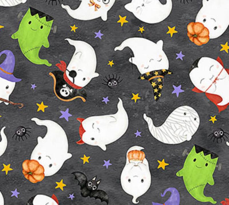 Ghost Town Tossed Ghosts (Price: Yardage)