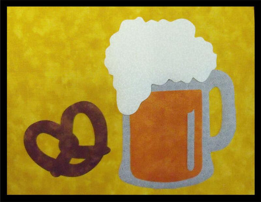 Kit - Pretzels & Beer Mug Rug  (Price: Kit)