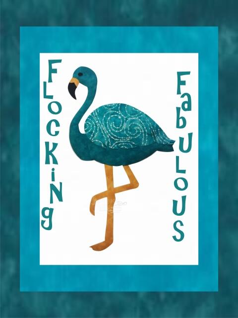 Flamingo Series - Sayings Teal (Color: Flocking Fabulous, Price: Normal)