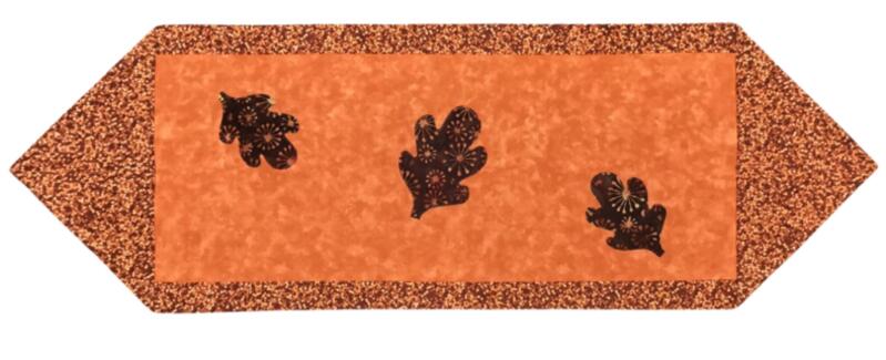 10 Minute Table Runner - Autumn Leaves  (Price: Kit)