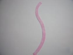 Flower Stem Laser Set of 2 (Size: 7"H, Color: Tonal - Pink )