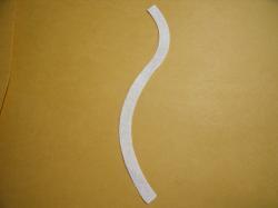 Flower Stem Laser Set of 2 (Size: 8"H, Color: White )