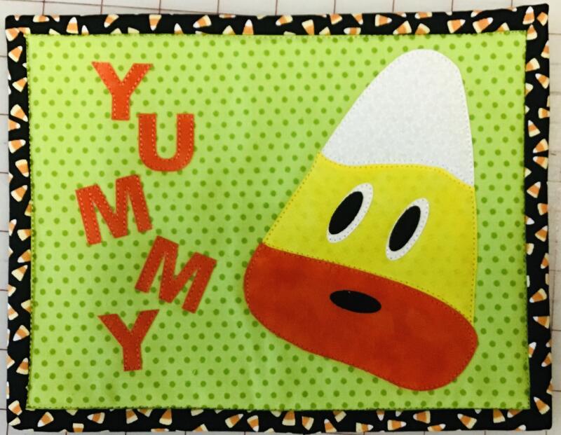 Kit - Mug Rug - Candy Corn (Price: Kit)