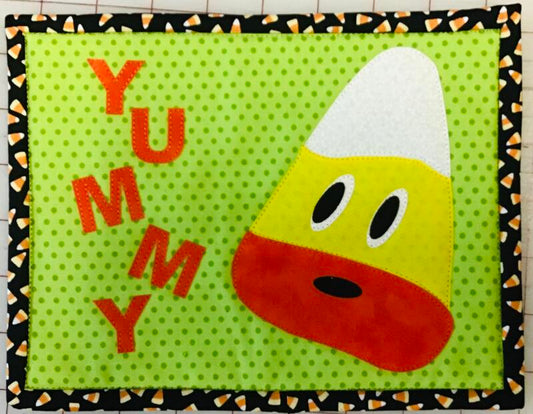 Kit - Mug Rug - Candy Corn (Price: Kit)