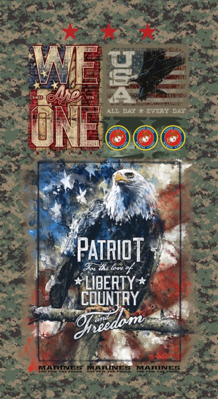 Patriot Panel -  Marines (Price: Panel)