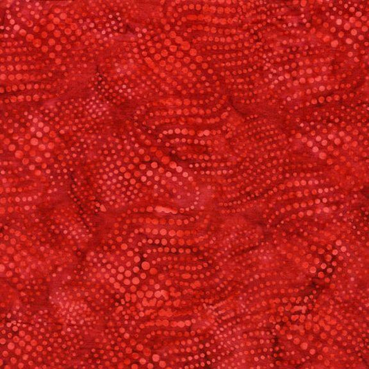 AOHSH - Blender Wavy Dots Cherry (Price: Yardage)