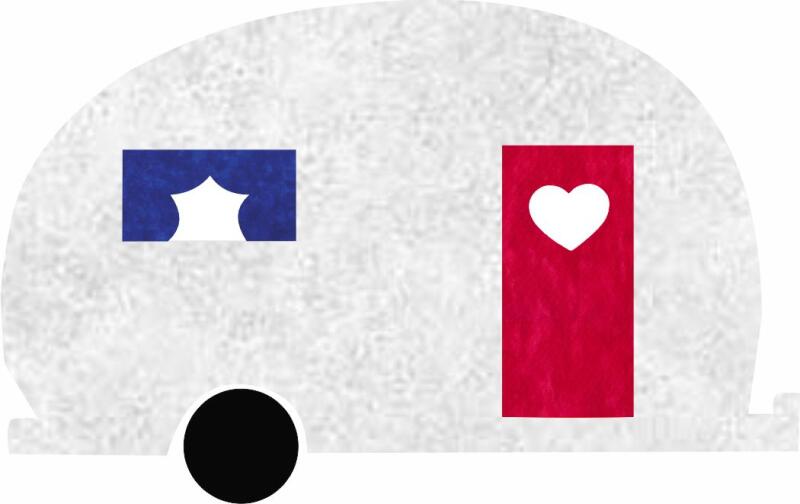 KIT - Camper (Price: WITH FUSIBLE - 9"W)