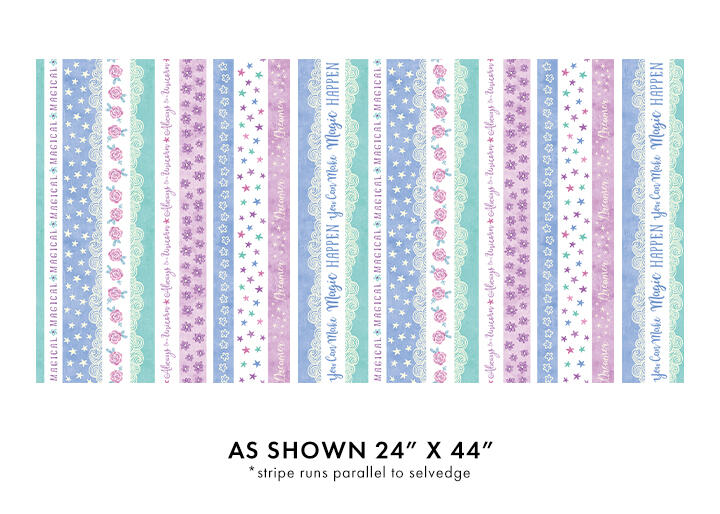 Dreamers Striped Fabric (Price: Price)