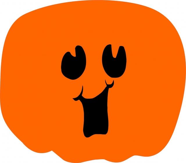 KIT - Jack'o'Lantern with Faces Laser  Cut Appliques (Price: with FUSIBLE - 8"W, Color: Happy Face)