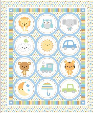 Mini Quilt - LOVE (Price: Kit, Color: Blue)