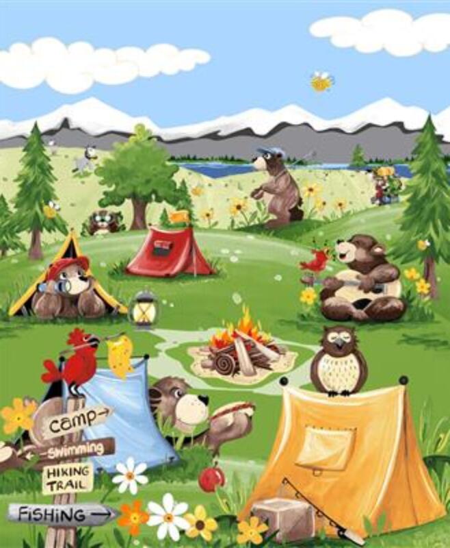 Barron Goes Camping Panel