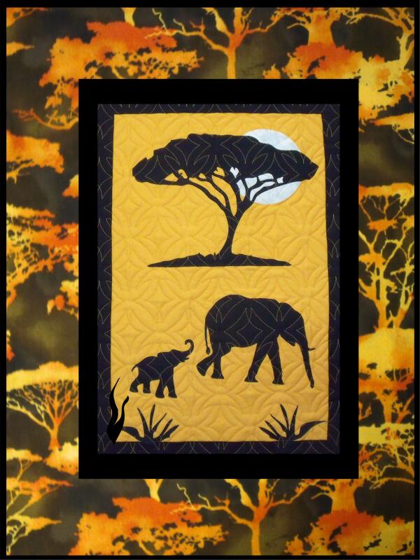 Display Quilt - Elephants