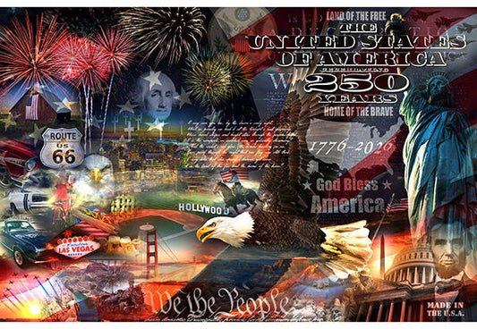 Americana Freedom Ring Panel